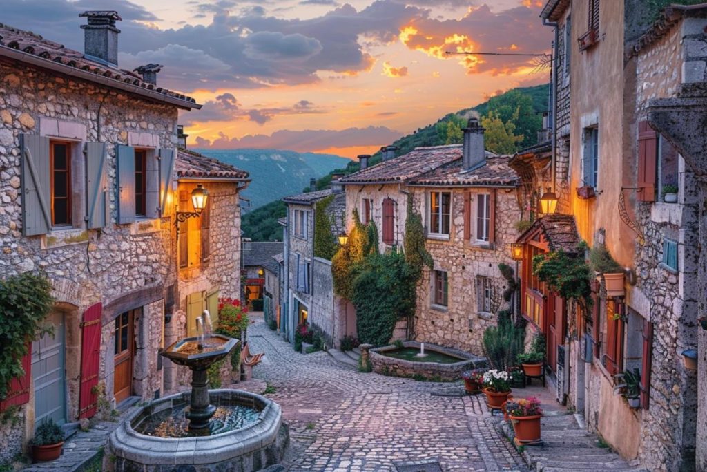Cette ville est la plus belle de tout l'Ardèche.