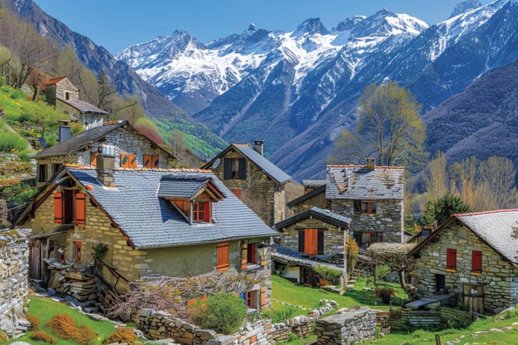 Bonneval-sur-Arc plus haut village de la vallée de Maurienne,