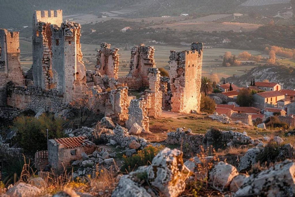 Chamaret - Dominé par les vestiges d’une ancienne forteresse féodale.