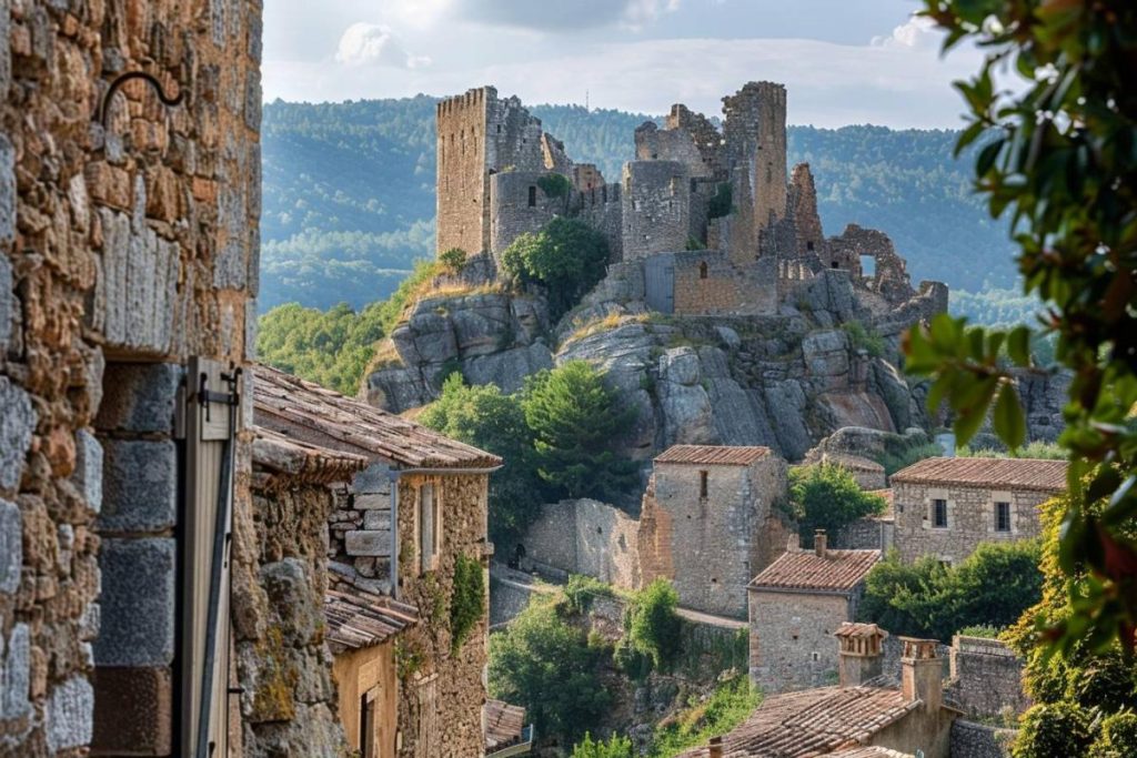 Montségur - Ce village cathare est entouré de légendes sur le Saint Graal et un trésor perdu. Des histoires de fantômes et du diable circulent également dans les contes oraux transmis de génération en génération.
