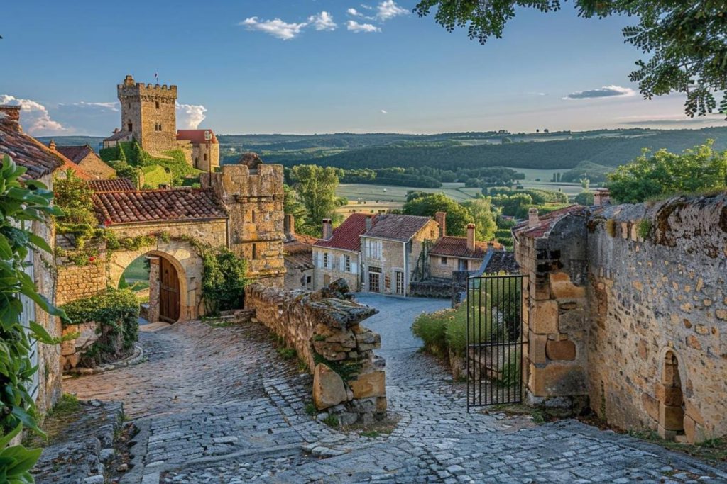 Saint-Gervais-sur-Roubion - Un village moins connu mais charmant, avec remparts, portes, et un château.