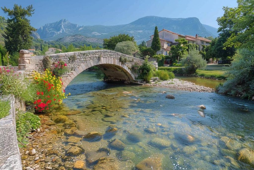 Vals les bains, en ardeche, un des plus beaux detours de France