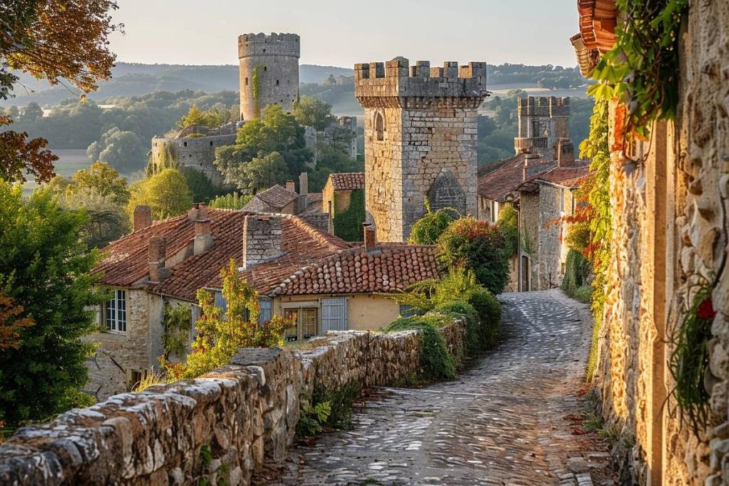Cardaillac, Lot - Ce village médiéval perché offre un bel exemple d'architecture défensive avec ses trois tours et ses remparts.