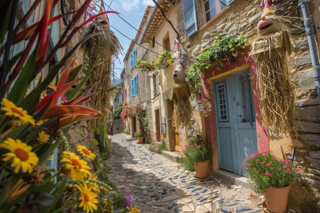 Millas, Collioure, Fourques - Ces villages du Roussillon sont liés à l'histoire peu connue de la chasse aux sorcières du 15e au 17e siècle. Les "espanta-bruixes" accrochés aux maisons témoignent de cette période où la superstition régnait.