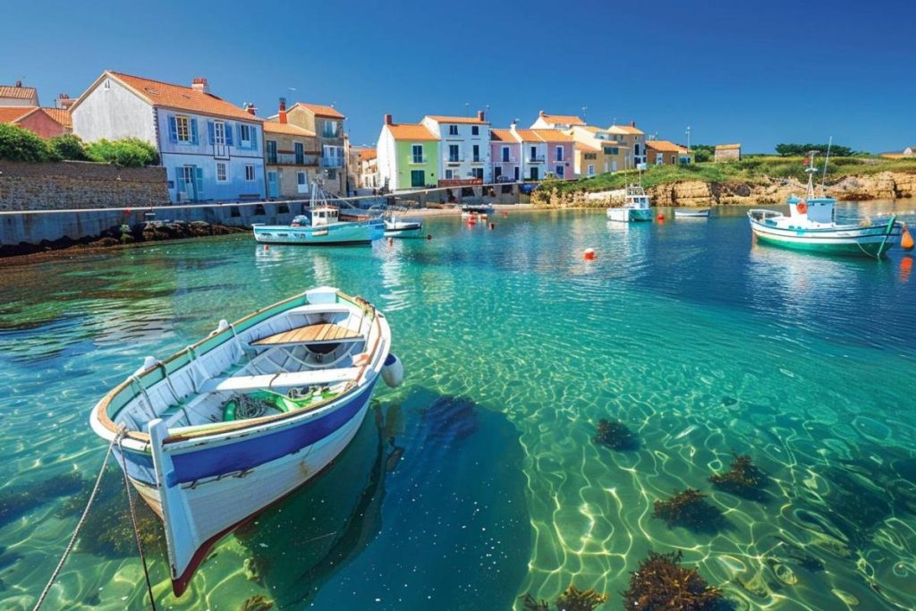 Un petit port en Bretagne qui vous fera penser à la côte amalfitaine.