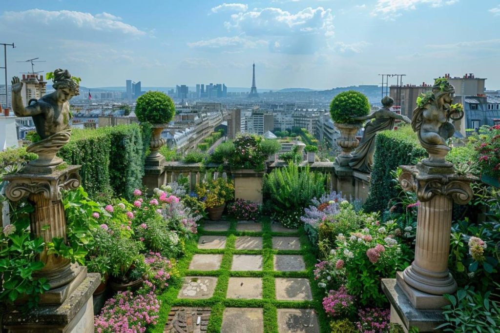 Découvrez un jardin secret suspendu en plein cœur de Paris, loin des regards !