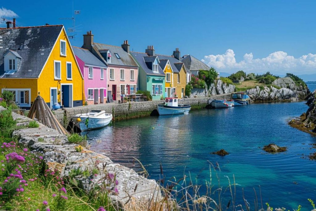 Ce charmant port breton, célèbre pour ses maisons colorées, évoque Cinque Terre.