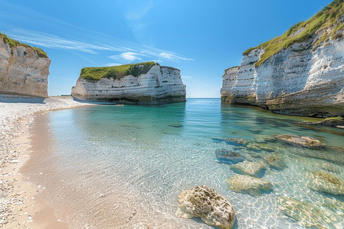 Cette perle cachée en Charente-Maritime offre une eau limpide et un cadre paradisiaque.