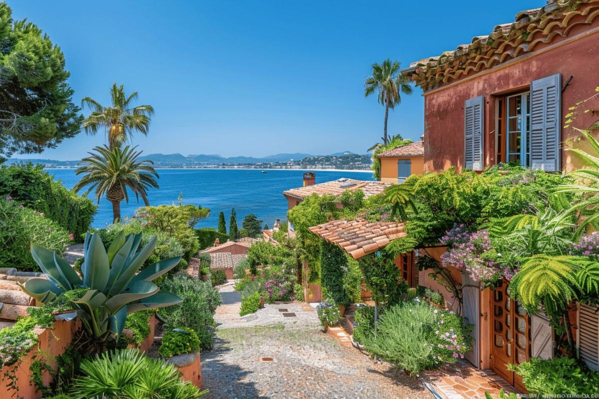 Surplombant la baie de Cannes, ce hameau discret offre l’un des plus beaux panoramas de la région