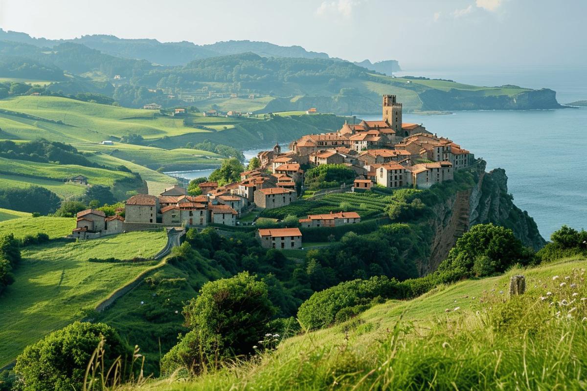 Perch Dans L arri re pays Basque Ce Village Surplombe L oc an Et Les Perch Dans L arri re pays Basque Ce Village Surplombe L oc an Et Les