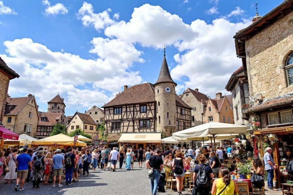 Moins monumentale que Carcassonne, cette bastide du sud-ouest respire l’authenticité médiévale