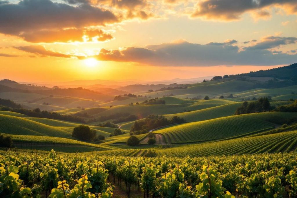 Pas nécessaire d’aller en Toscane : ces collines vallonnées et couvertes de vignes sont dans le Gers