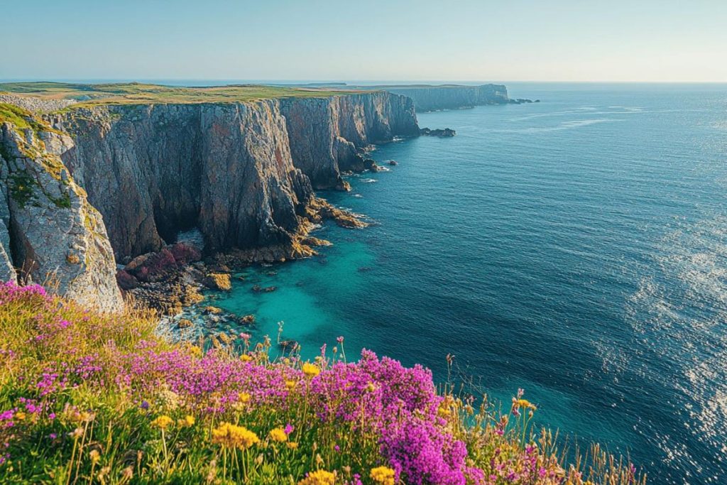 Ce coin sauvage breton rappelle le Connemara… mais avec des couleurs encore plus étonnantes