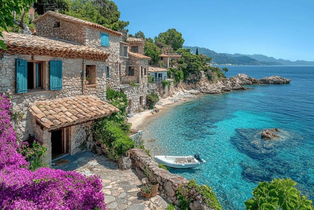 Ce hameau provençal en bord de mer rappelle les criques idylliques de Majorque