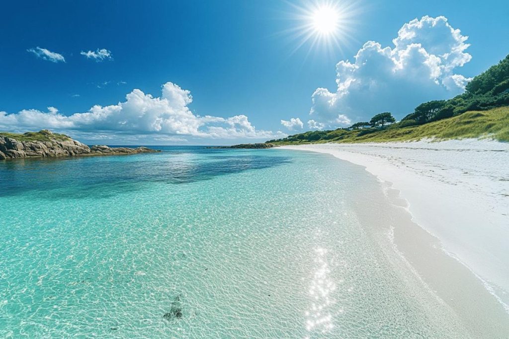 Cette île du Morbihan évoque les Cyclades avec ses plages de sable blanc et son eau cristalline