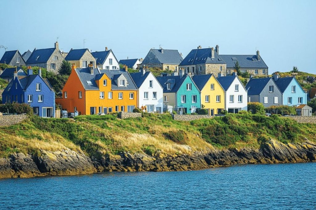 Cette petite île de Bretagne fait penser aux Cyclades avec sa lumière intense et ses maisons basses