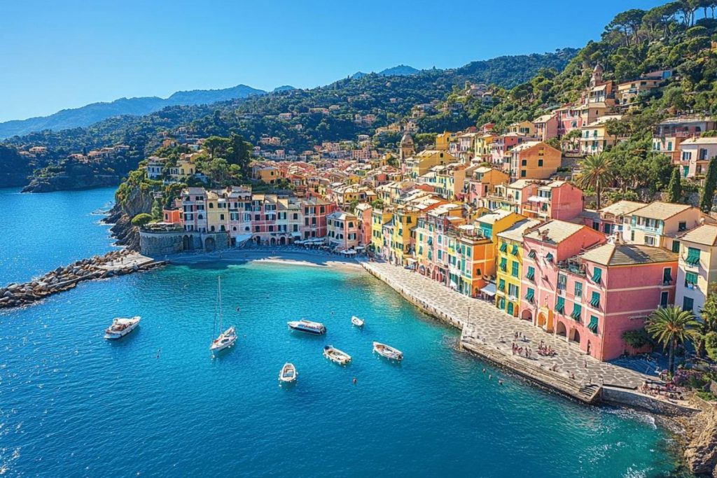 Ce port méditerranéen aux maisons pastel fait penser aux perles secrètes de Portofino