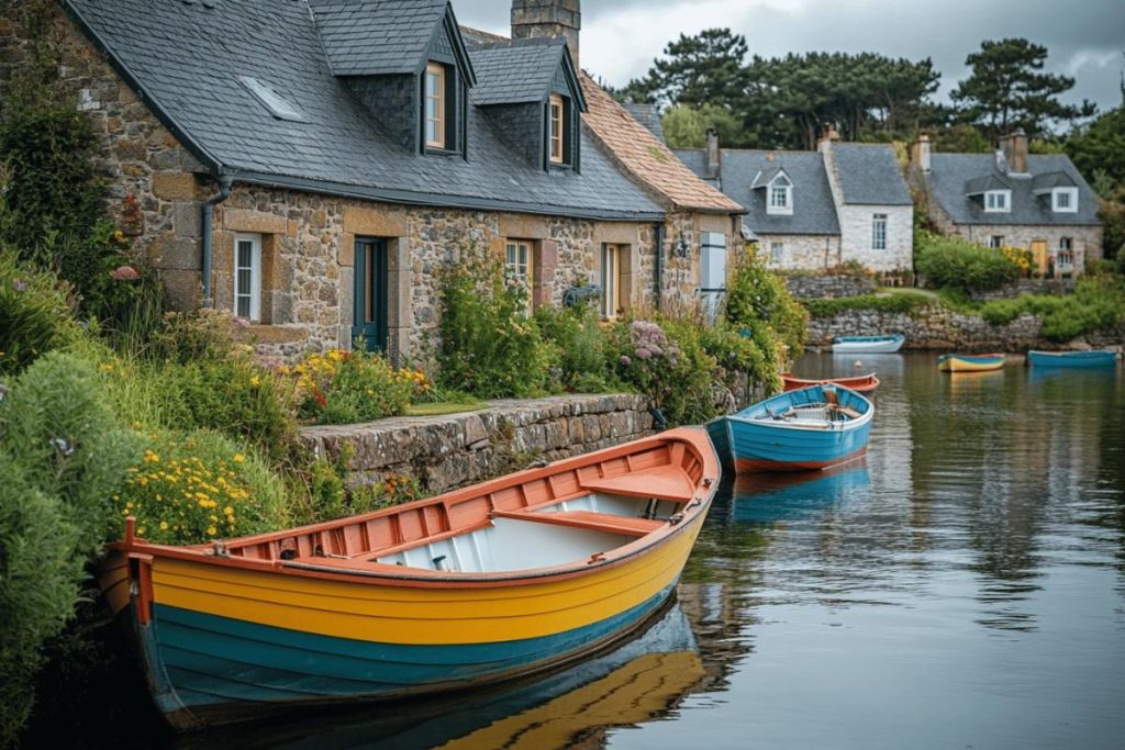 Ce village de la côte bretonne rappelle les petits ports de pêche de l’Irlande