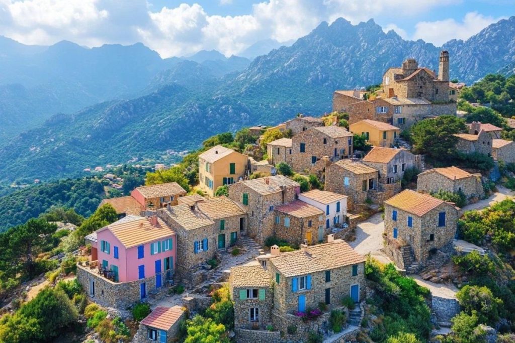 Ce petit village corse perché, élu parmi les plus beaux de l’île, va bientôt faire parler de lui partout