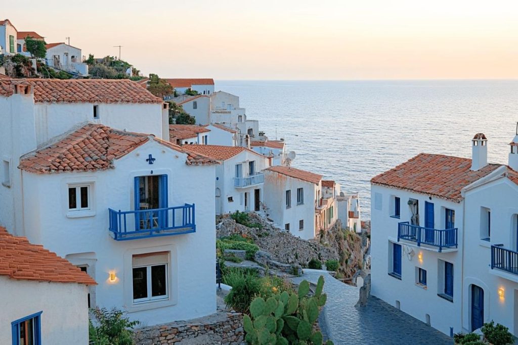 Ce village corse évoque les falaises de Santorin