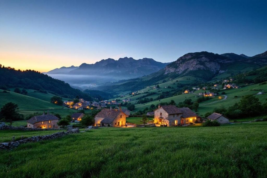 Ce hameau du Cantal perché sur son plateau offre une retraite paisible et hors du temps