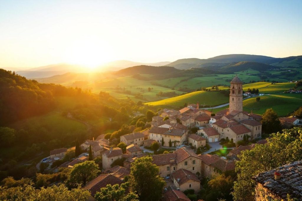 Ce hameau du Lot ressemble à une cité toscane perchée au-dessus de la vallée