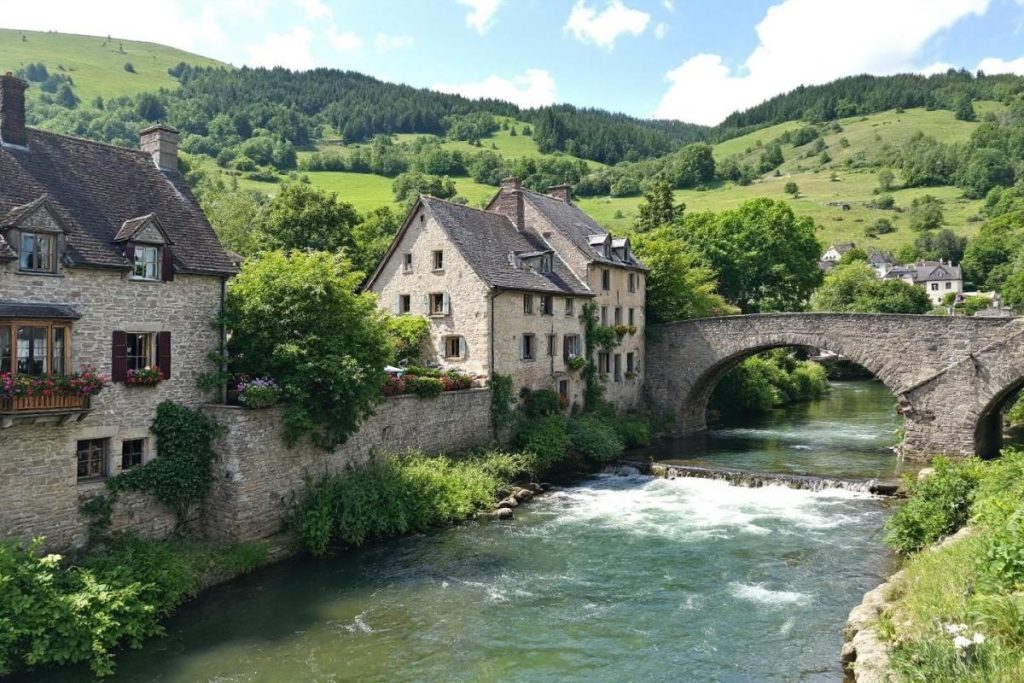 Entre rivière et collines verdoyantes, cette “Cité de Caractère” respire la douceur de vivre
