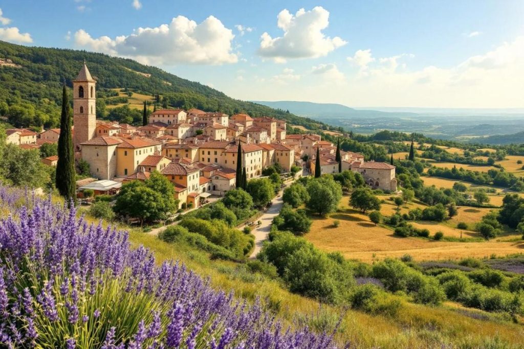 Perché sur un éperon rocheux, ce village de Provence semble sorti d’une légende médiévale