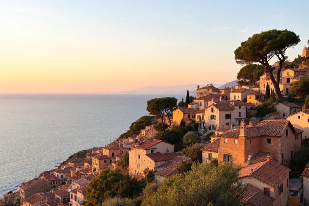 Accroché au roc et baigné de lumière, ce village provençal semble né d’une mythologie oubliée