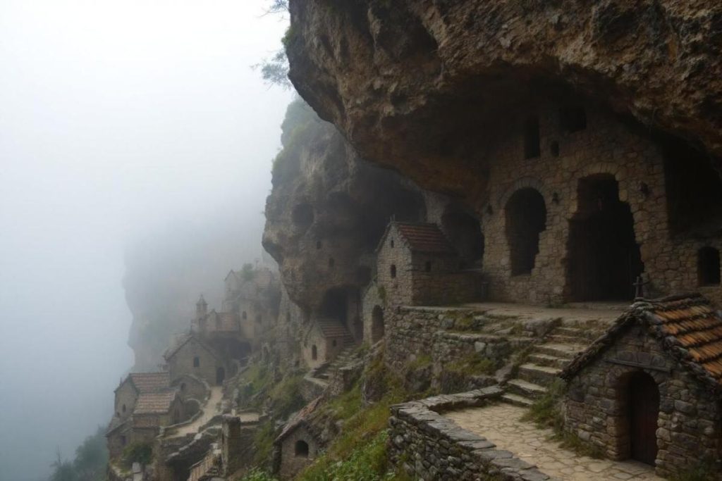 Construit à même la roche, ce village troglodytique est une merveille médiévale unique en France