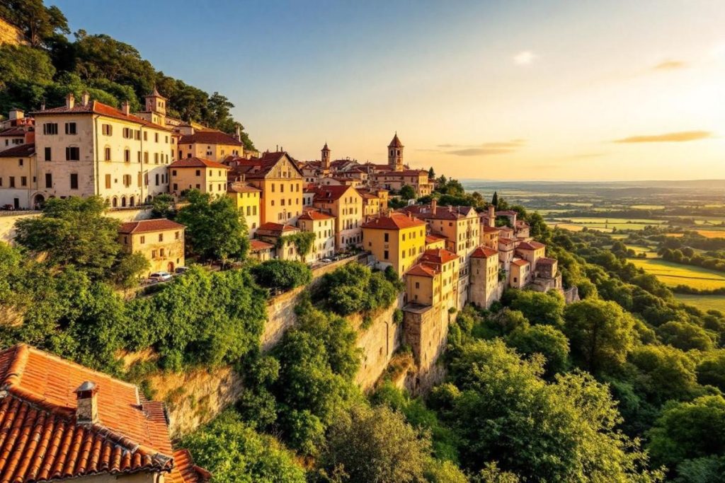 Accroché à une falaise vertigineuse, ce village oublié offre l’un des panoramas les plus fous de France
