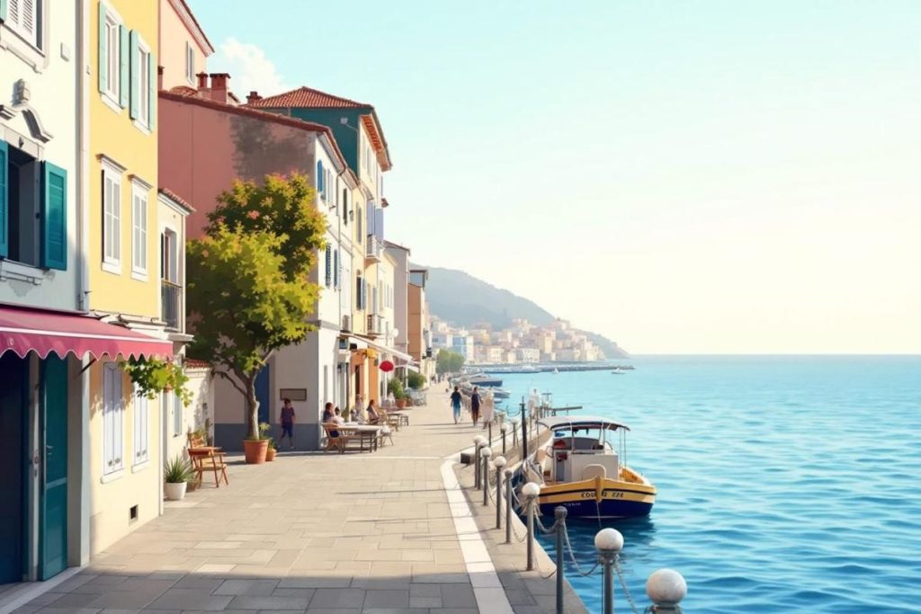 Moins réputée que Nice, cette ville de la Côte d’Azur offre une Méditerranée plus paisible