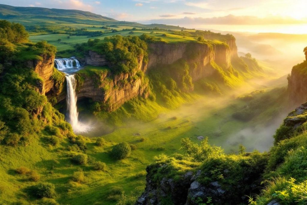 Surnommée la “Petite Norvège française”, cette vallée séduit par ses cascades et ses falaises