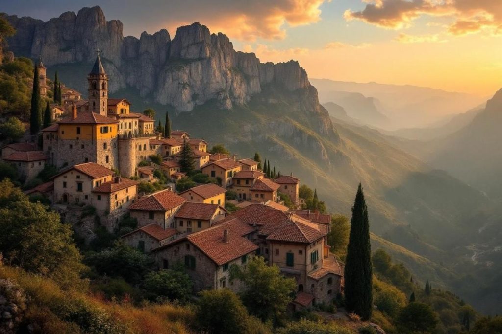 Entre ciel immense et roche brute, ce village perché fascine instantanément