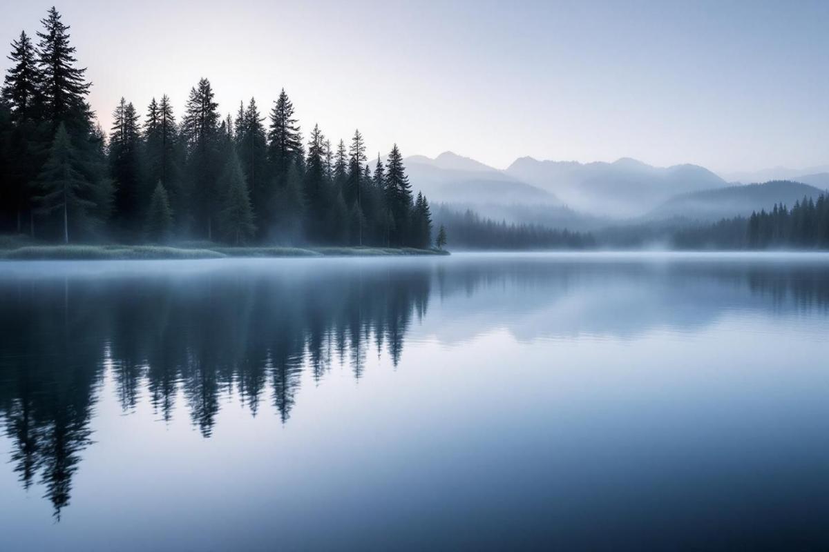 Ce lac français évoque le Canada par ses forêts et son atmosphère sauvage
