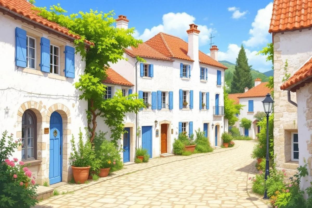 Ce village français donne l’impression d’être en Grèce avec ses maisons blanches