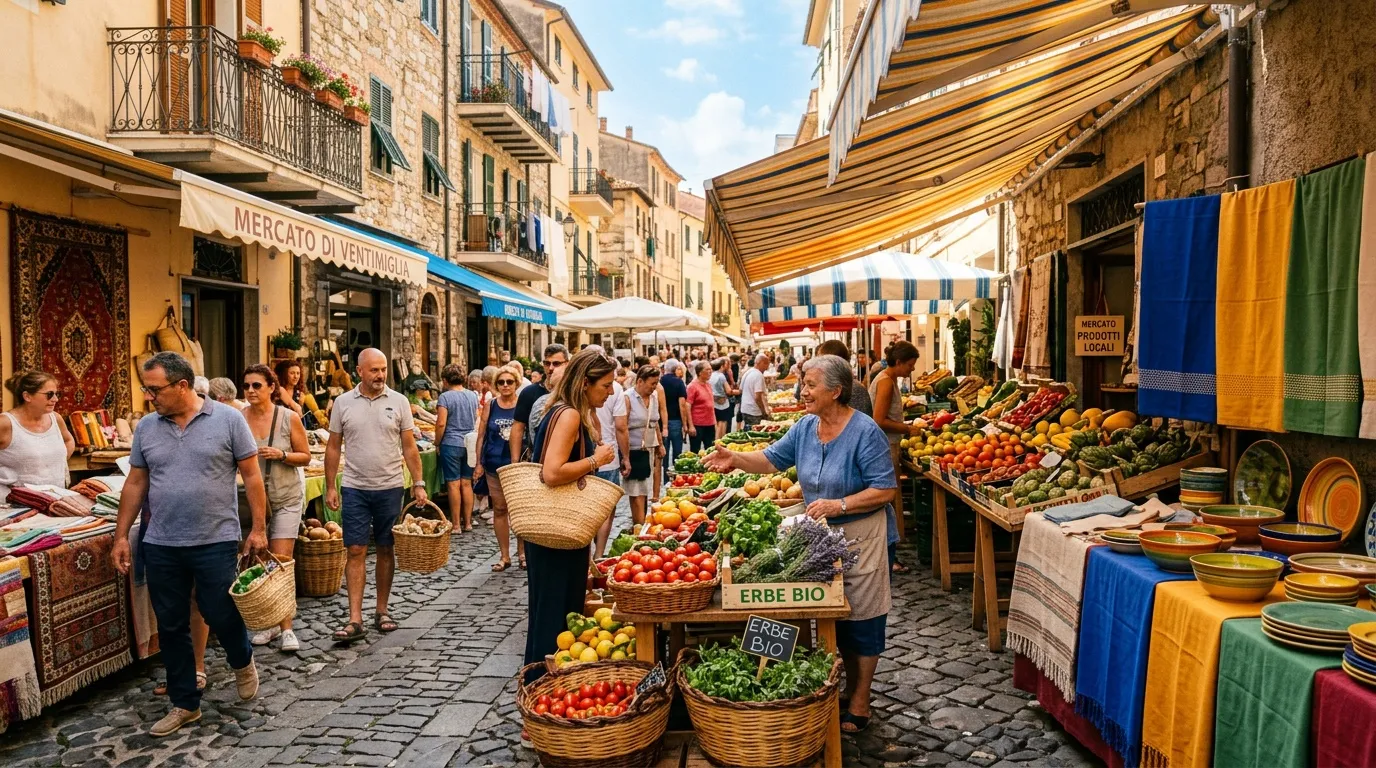 Marché de Vintimille : le guide complet pour visiter et faire du shopping