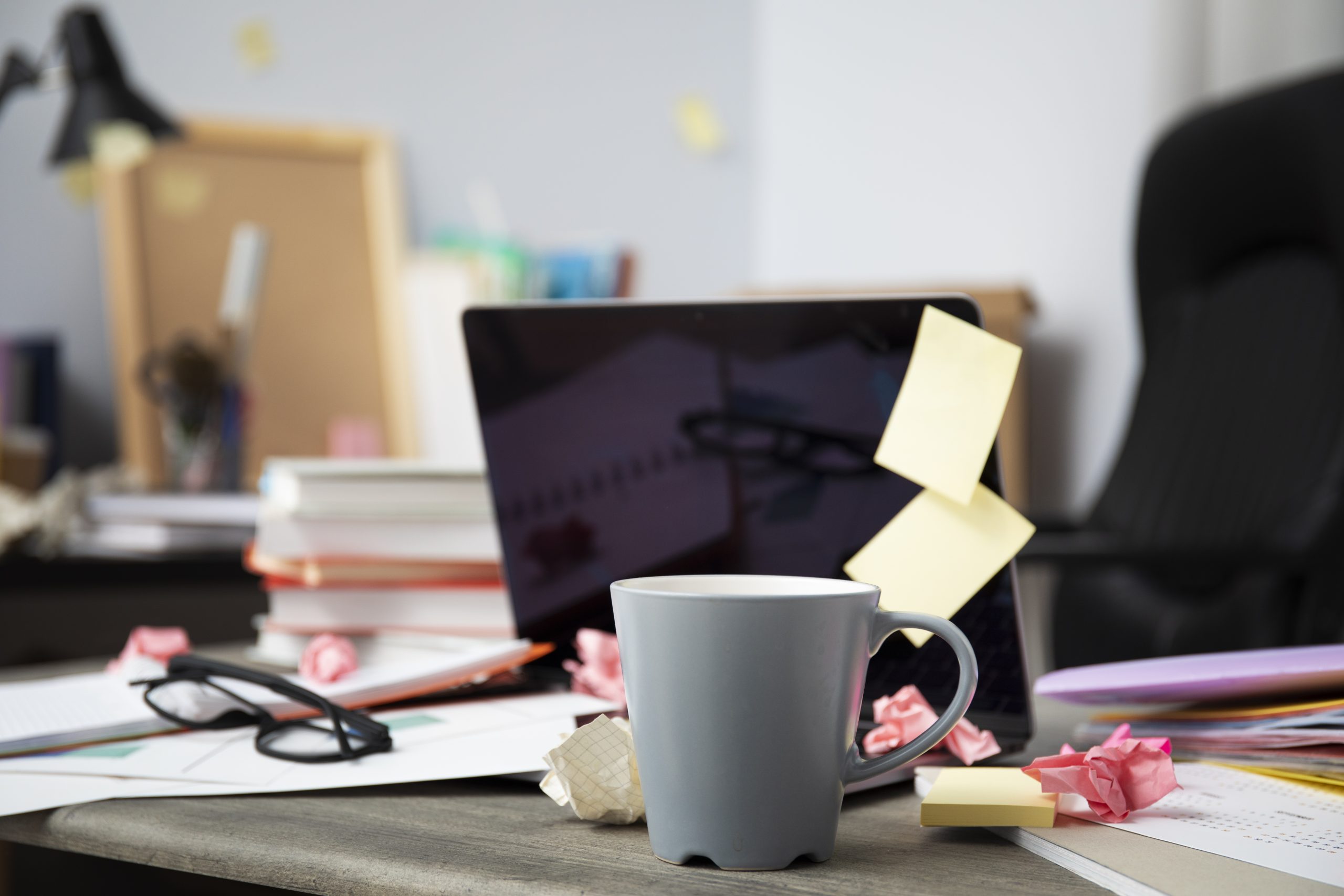 bureau bien équipé